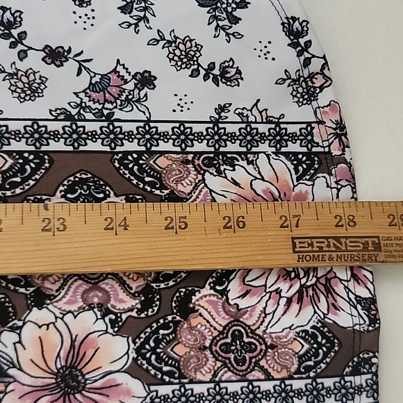 Perception Floral Multicolored Sleeveless Tunic Top M - Picture 10 of 11